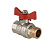 Кран шаровой VALTEC BASE бабочка 3/4" ВР-НР 