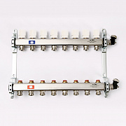 Коллекторная группа UNI-FITT 1"x3/4"ЕК 8 выходов (нерж. сталь) 